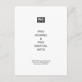 CARTÃO POSTAL DE FESTIVIDADES #PROBOXING & #PROMARTIALARTS