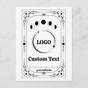 Cartão Postal De Festividades Promoção de Marketing de Logotipo de Negócios de T