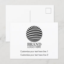 Promocional moderno de logotipo de empresa persona