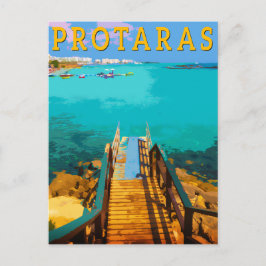 Cartão Postal De Festividades Protaras Chipre - Chipre oriental