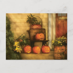 Cartão Postal De Festividades Pumpkins - O Bunch Jolly