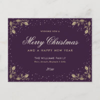 Purple Dourado Holly Snow