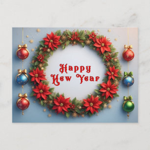 Cartão Postal De Festividades Quadro Festivo de Férias de Natal