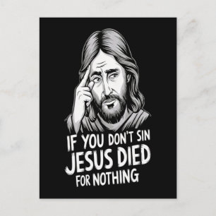 Cartão Postal De Festividades Quando Jesus Desaponta a Todos Vocês, a Esperança