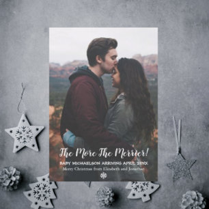 Cartão Postal De Festividades Quanto Mais A Gravidez Merrier