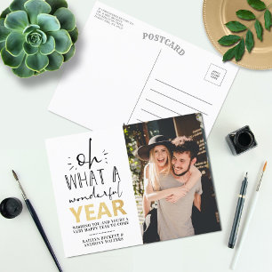 Cartão Postal De Festividades Que Ano Maravilhoso   Foto do Feliz ano novo