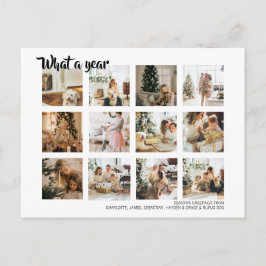 Cartão Postal De Festividades Que Foto de Natal de Ano Personalizada