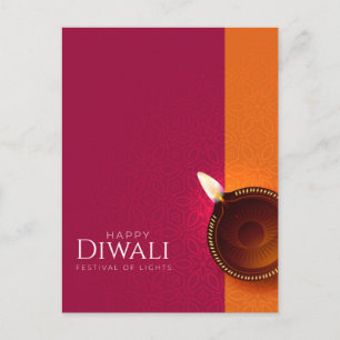 Cartão Postal De Festividades Radiant Diwali Wish