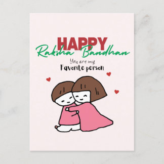Cartão Postal De Festividades Raksha Bandhan