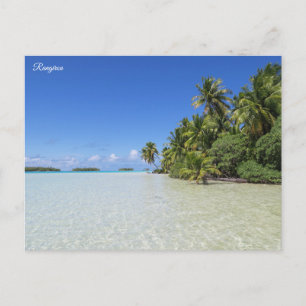 Cartão Postal De Festividades Rangiroa Blue Lagoon