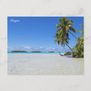 Cartão Postal De Festividades Rangiroa Lagoa Azul