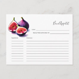Cartão Postal De Festividades Receita para a Fruta da placa de receita da noiva