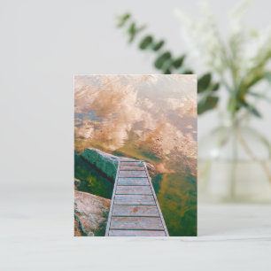 Cartão Postal De Festividades Reflexos no arquipélago sueco