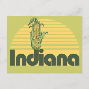 Cartão Postal De Festividades Retro Indiana