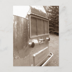 Cartão Postal De Festividades Retro Retro Viagem do Artsy Visual Retro Sair