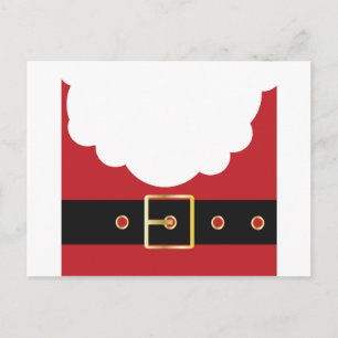 Cartão Postal De Festividades retro santa claus