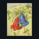 Cartão Postal De Festividades Retro Snowman Christmas<br><div class="desc">Cartões postais de natais vintages lindos! Procure a correspondência de postagem! Todas as imagens foram restauradas com carinho para a melhor qualidade de impressão! Fácil de personalizar! Posto correspondente:</div>