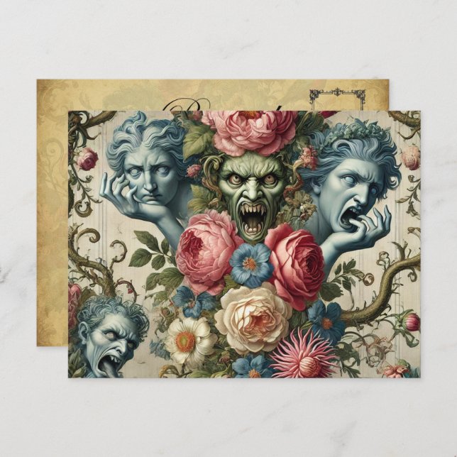 Cartão Postal De Festividades Rhapsody Road - Gótica Vitoriana (Frente/Verso)