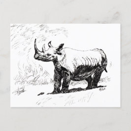 CARTÃO POSTAL DE FESTIVIDADES RHINO
