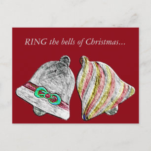 Cartão Postal De Festividades RING those Christmas Bells...