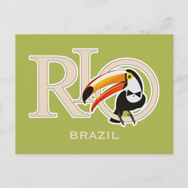 Cartão Postal De Festividades Rio Brasil (Frente)