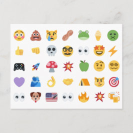 Cartão Postal De Festividades Roaring Kitty 35 Emoji Timeline GME MOASS DFV meme