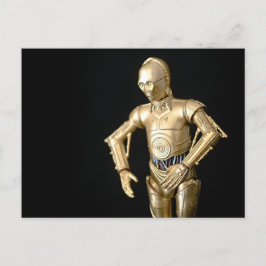 Cartão Postal De Festividades Robô legal Fotografia de Brinquedos