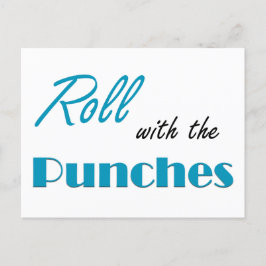 Cartão Postal De Festividades Rolar com as Punções, Cartão de Afirmação Diário