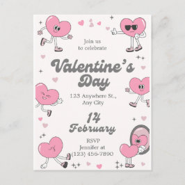 Cartão Postal De Festividades ​Romantic Every Day is Valentine's Custom Greeting