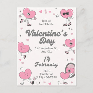 Cartão Postal De Festividades Romantic Every Day is Valentine's Custom Greeting