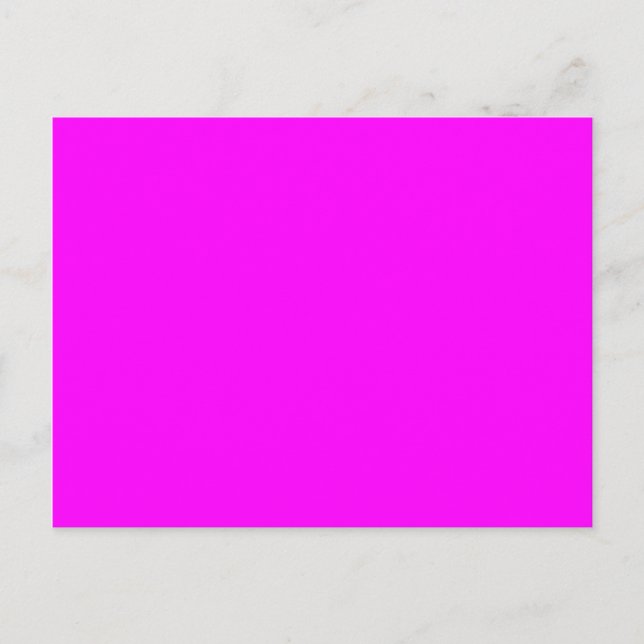 Cartão Postal De Festividades Rosa (Frente)