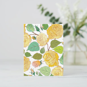 CARTÃO POSTAL DE FESTIVIDADES ROSAS 9