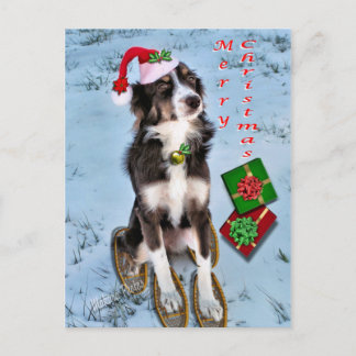 Cartão Postal De Festividades Rosie & Presents-customize