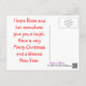 Cartão Postal De Festividades Rosie & Presents-customize (Verso)