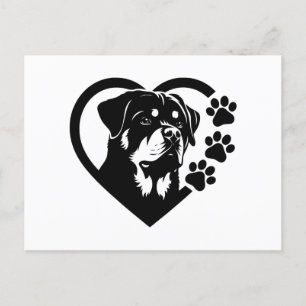 Cartão Postal De Festividades Rottweiler