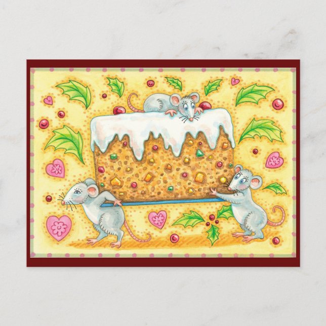 Cartão Postal De Festividades Roubando o Natal Bonito (Frente)