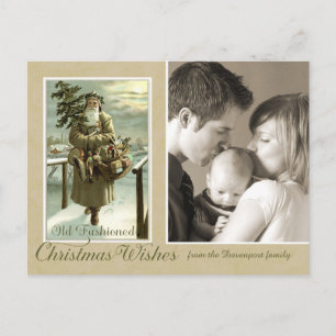 Cartão Postal De Festividades Rua Nick Christmas Vintage Reproduction Photo