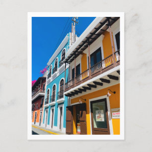 Cartão Postal De Festividades Rua Puerto Rican