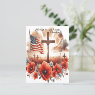 Cartão Postal De Festividades Sacrifício no céu suave
