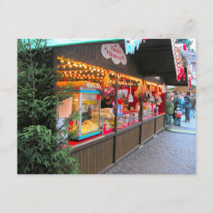 Cartão Postal De Festividades Salas do Mercado de Natal Alemão