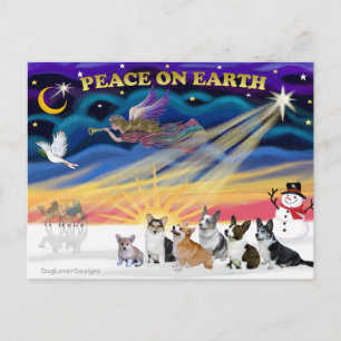 Cartão Postal De Festividades Salto de Natal - Galês (6)