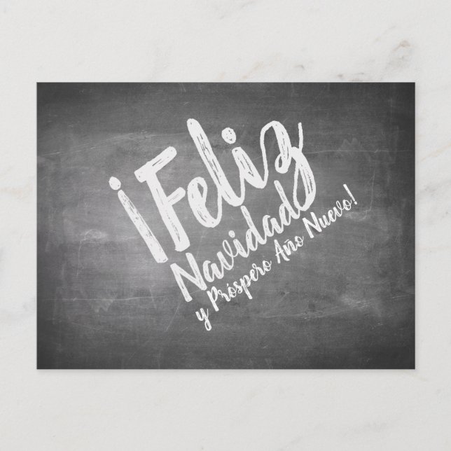 Cartão Postal De Festividades Saludos de Navidad em La Pizarra (Frente)