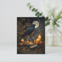 Samhain Corvo Místico Belo