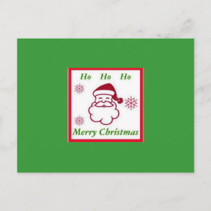 Cartão Postal De Festividades Santa Christmas Postcard