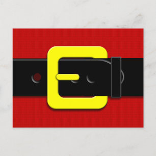 Cartão Postal De Festividades Santa Claus Belt Buckle