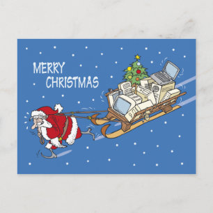 Cartão Postal De Festividades Santa Claus no. 08