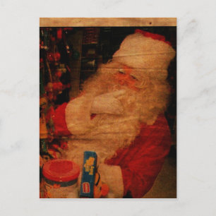 CARTÃO POSTAL DE FESTIVIDADES SANTA CLAUSE