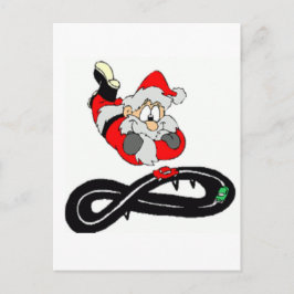 Cartão Postal De Festividades Santa Clause