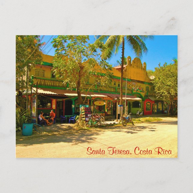 Cartão Postal De Festividades Santa Teresa, Costa Rica postcard (Frente)