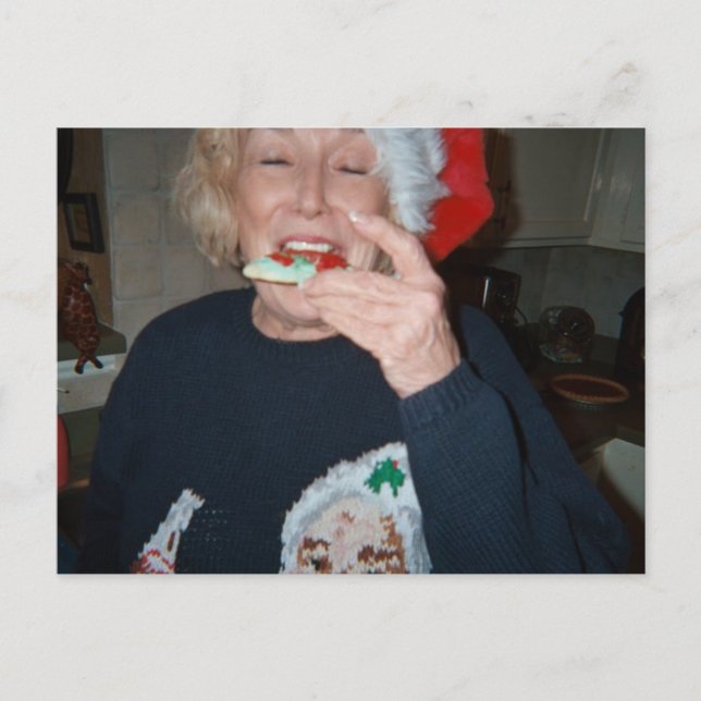 Cartão Postal De Festividades Santa's Cookies (Frente)